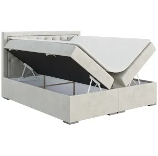 Łóżko kontynentalne BLOOM LAVERTO podnoszone 2