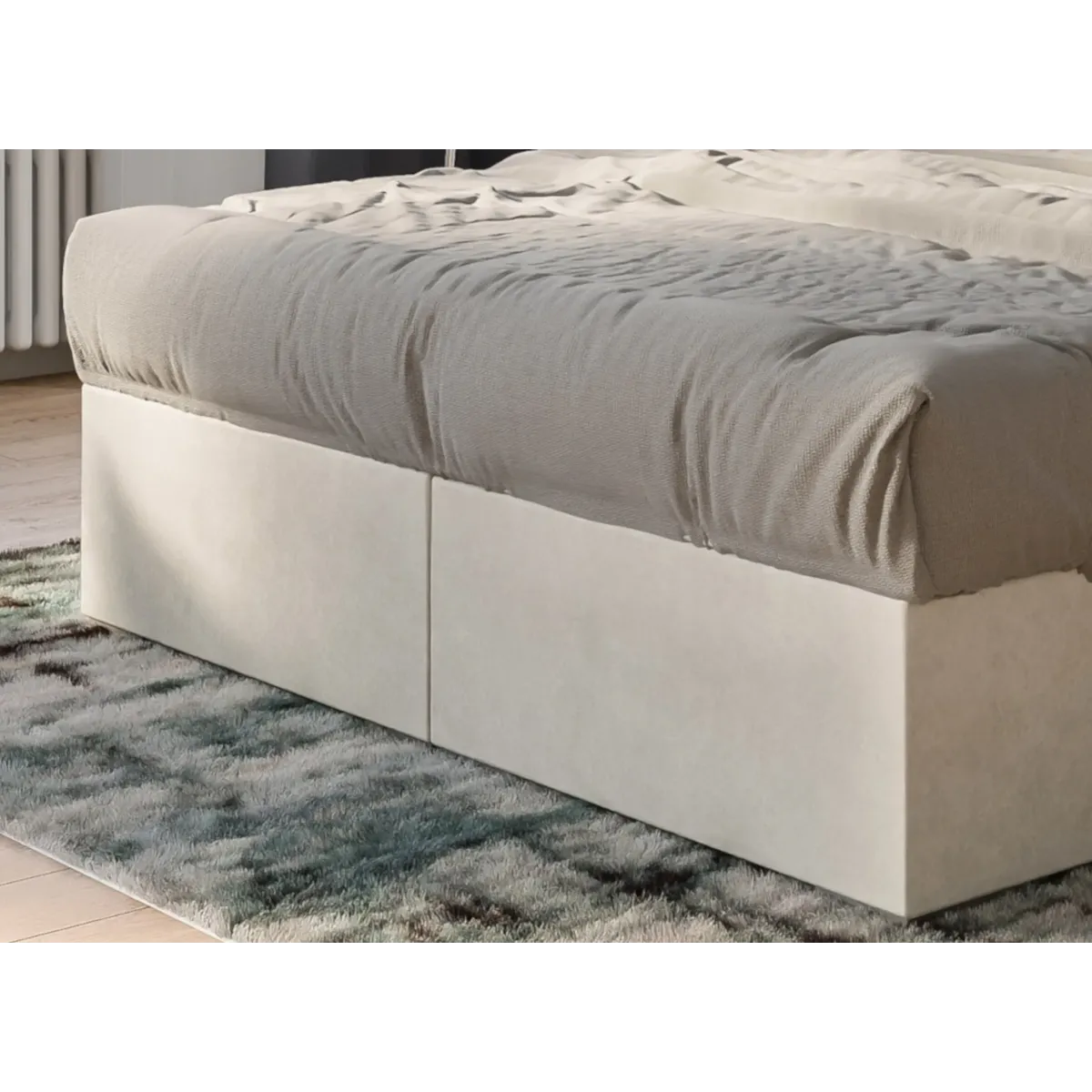 Łóżko kontynentalne BLOOM LAVERTO podnoszone