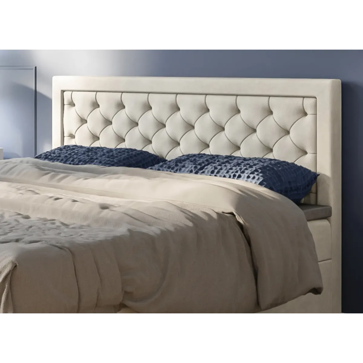 Łóżko kontynentalne BLOOM LAVERTO podnoszone