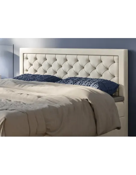 Łóżko kontynentalne BLOOM LAVERTO podnoszone