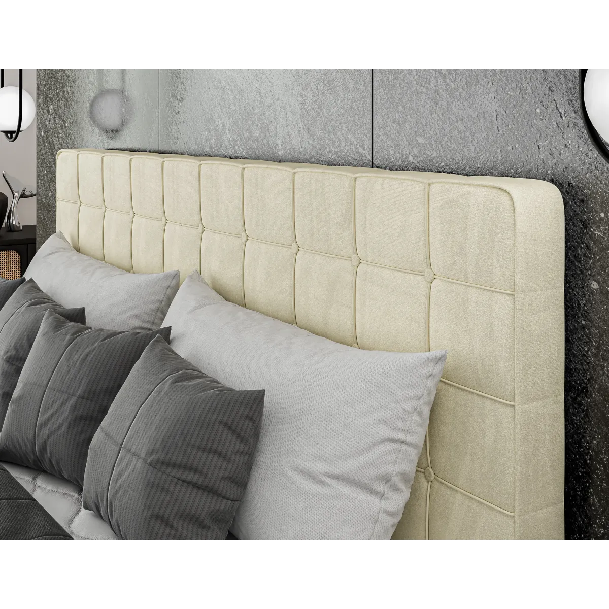 Łóżko kontynentalne CARLO LAVERTO podnoszone