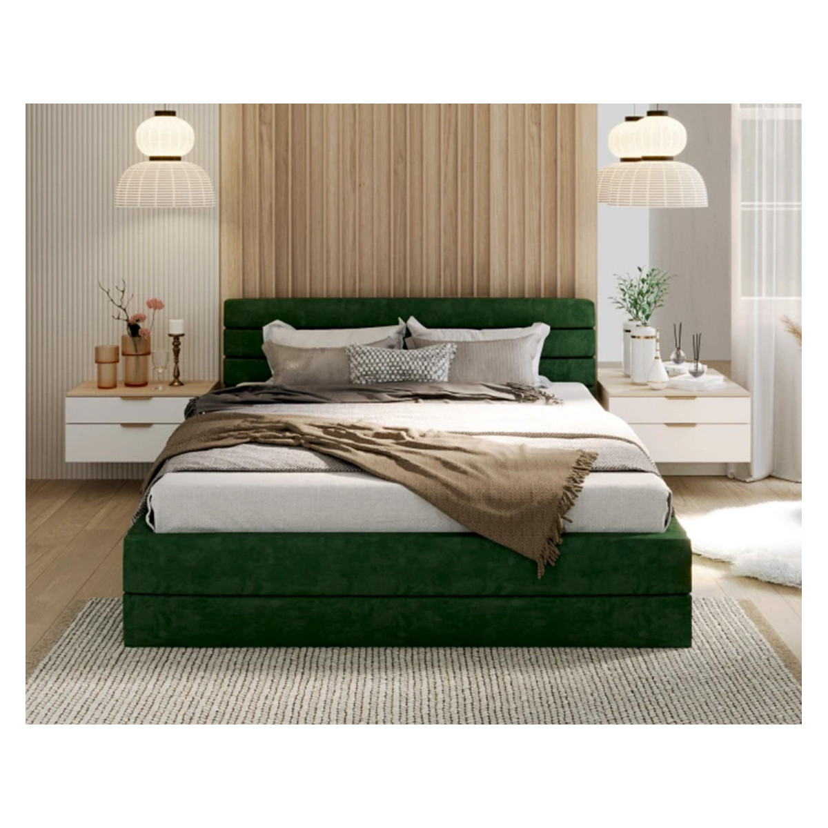 Łóżko tapicerowane VIRGINIA FDM podnoszone