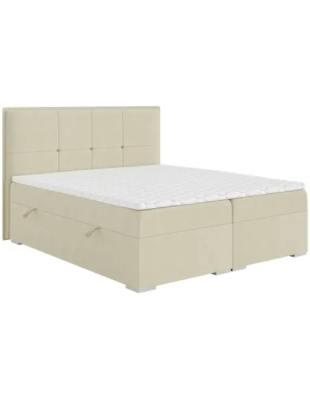 Łóżko kontynentalne CARRE LAVERTO podnoszone