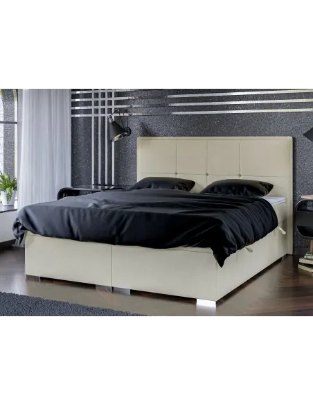 Łóżko kontynentalne CARRE LAVERTO podnoszone