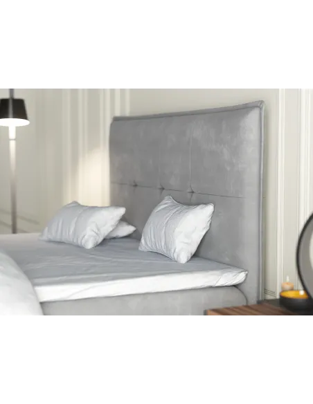 Łóżko kontynentalne CARRE LAVERTO podnoszone