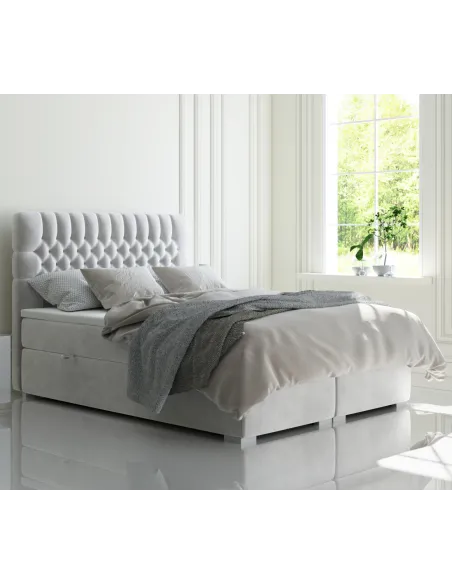 Łóżko kontynentalne DALIA LAVERTO podnoszone