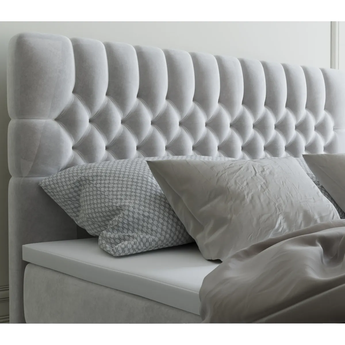 Łóżko kontynentalne DALIA LAVERTO podnoszone