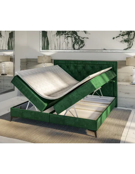 Łóżko kontynentalne DUST LAVERTO podnoszone