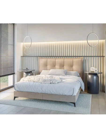 Łóżko kontynentalne FOXY LAVERTO podnoszone