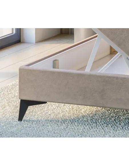 Łóżko kontynentalne FOXY LAVERTO podnoszone