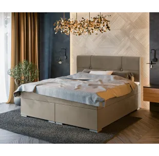 Łóżko kontynentalne GAIA LAVERTO podnoszone 2