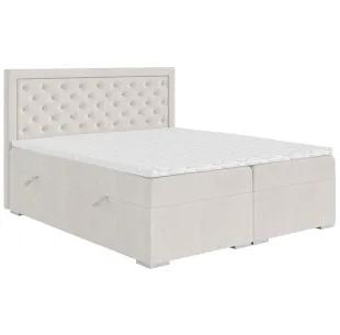 Łóżko kontynentalne GLAMOUR LAVERTO podnoszone