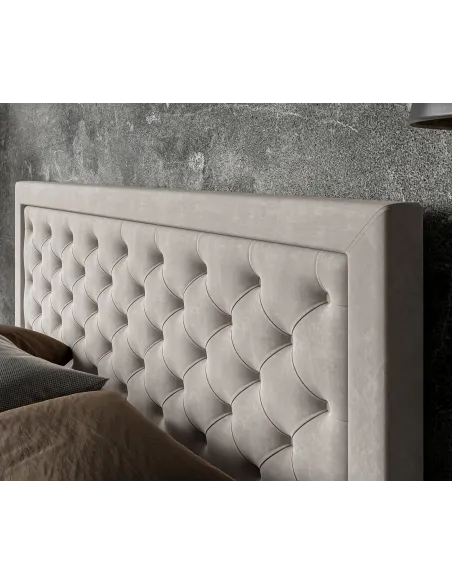 Łóżko kontynentalne GLAMOUR LAVERTO podnoszone