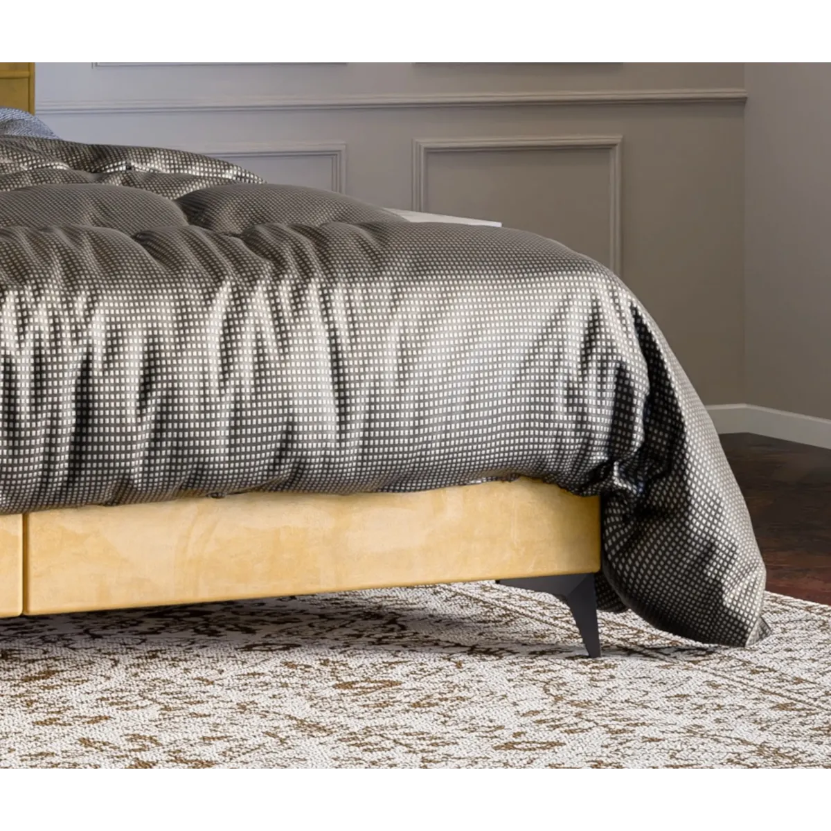 Łóżko kontynentalne HORIZO LAVERTO podnoszone