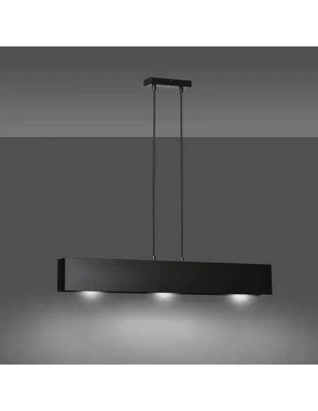 Lampa wisząca GENTOR 3 BLACK EMIBIG