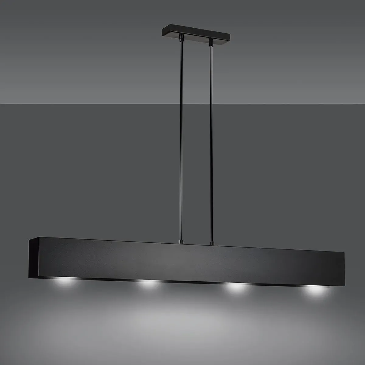 Lampa wisząca GENTOR 4 BLACK EMIBIG