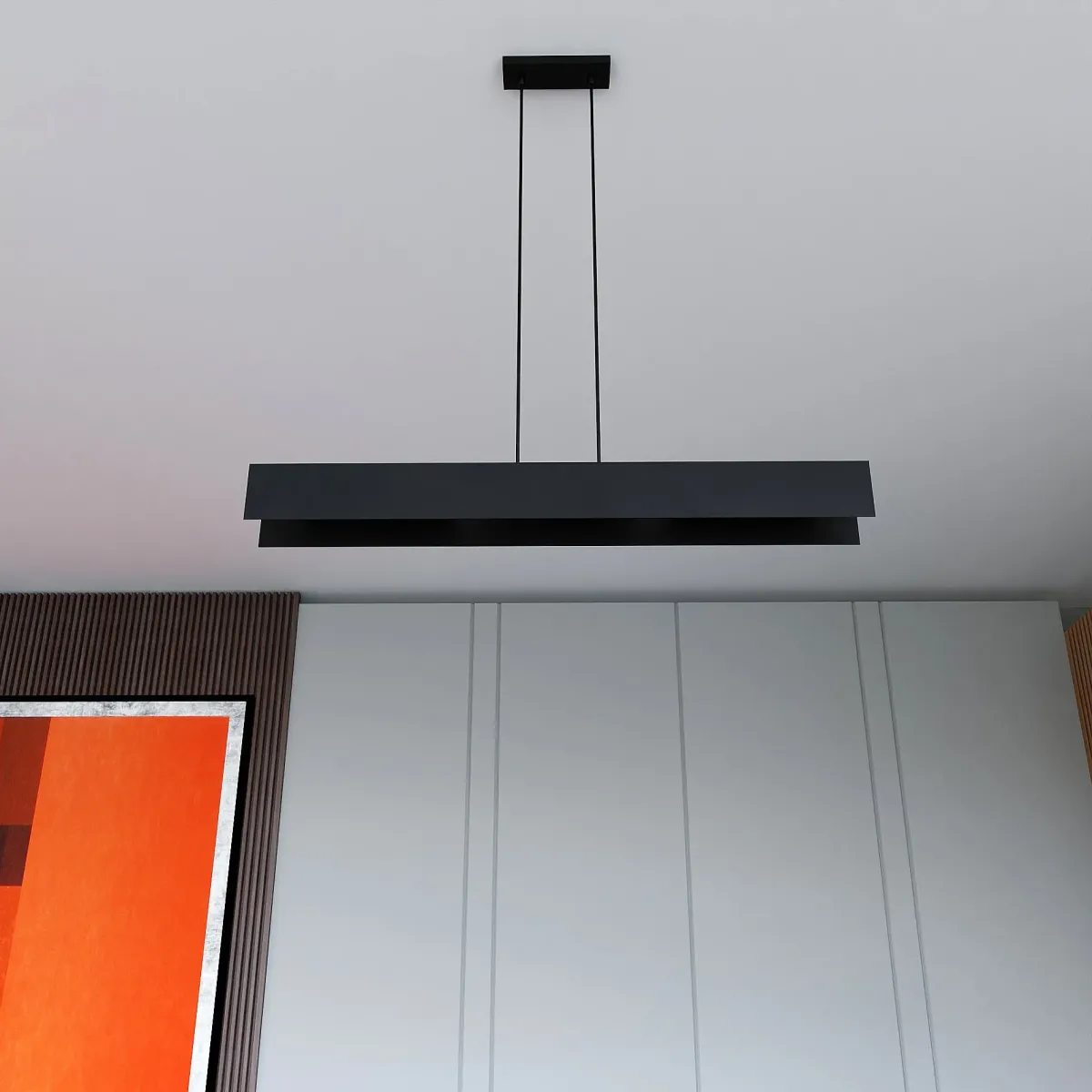 Lampa wisząca GENTOR 4 BLACK EMIBIG