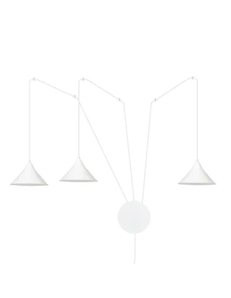 lampa wisząca ABRAMO 3 WHITE EMIBIG