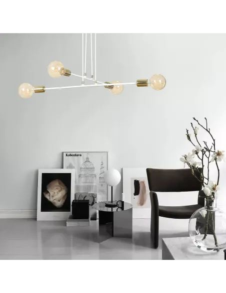 lampa wisząca VESIO 4 WHITE EMIBIG