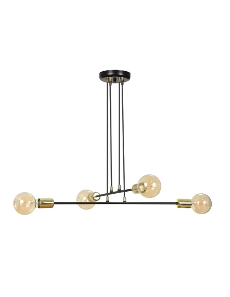 lampa wisząca VESIO 4 BLACK EMIBIG