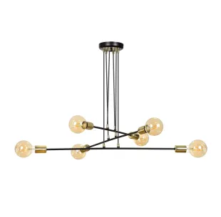 lampa wisząca VESIO 6 BLACK EMIBIG