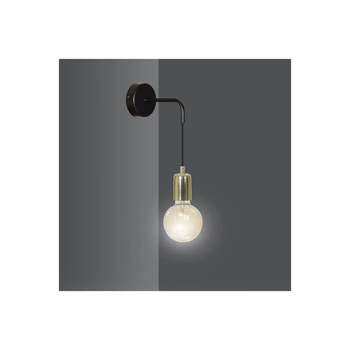 Kinkiet VESIO K1 BLACK EMIBIG