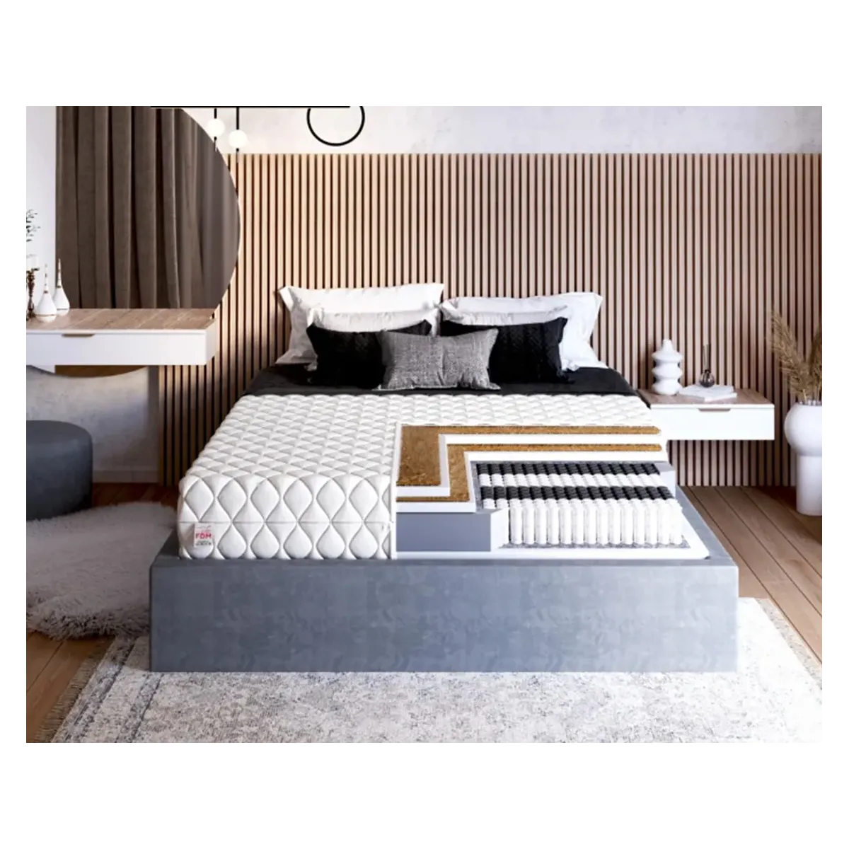 Materac FAMILY MAX FDM kieszeniowy