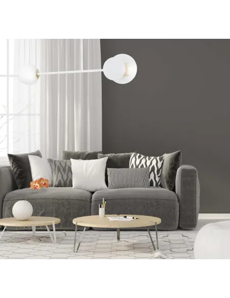 Lampa sufitowa MINERVA 2 WHITE EMIBIG