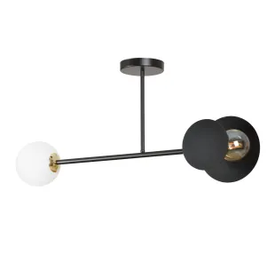 Lampa sufitowa MINERVA 2 BLACK EMIBIG