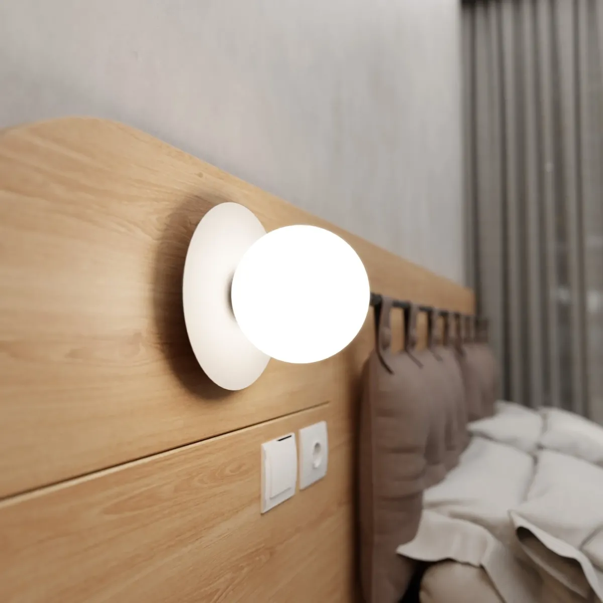 Kinkiet MINERVA K1 WHITE EMIBIG