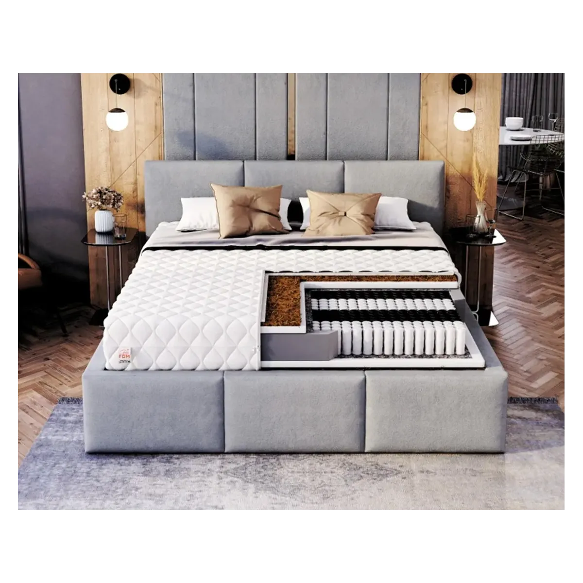 Materac MERANO FDM kieszeniowy