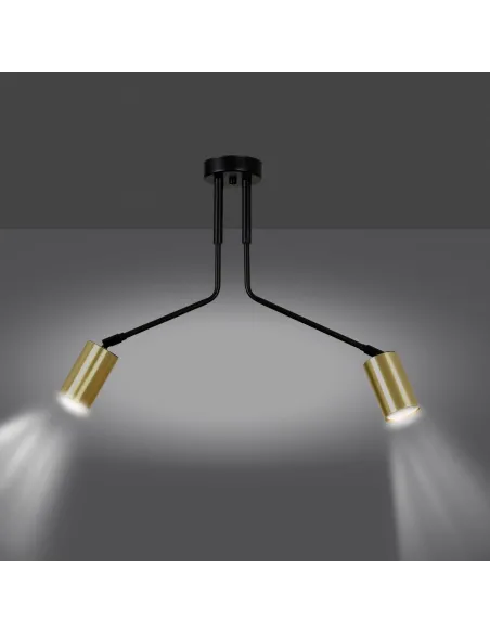 Lampa sufitowa VERNO 2 BLACK EMIBIG