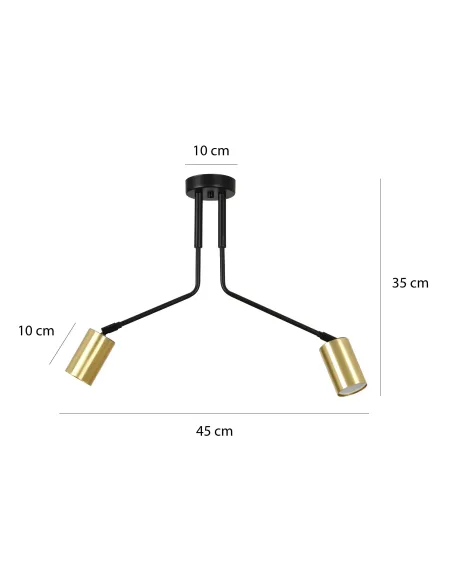 Lampa sufitowa VERNO 2 EMIBIG