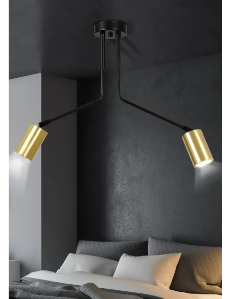 Lampa sufitowa VERNO 2 BLACK EMIBIG