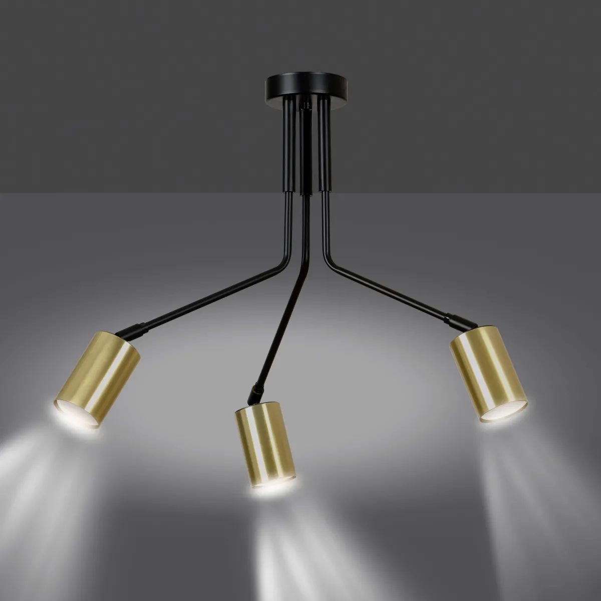 Lampa sufitowa VERNO 3 BLACK EMIBIG