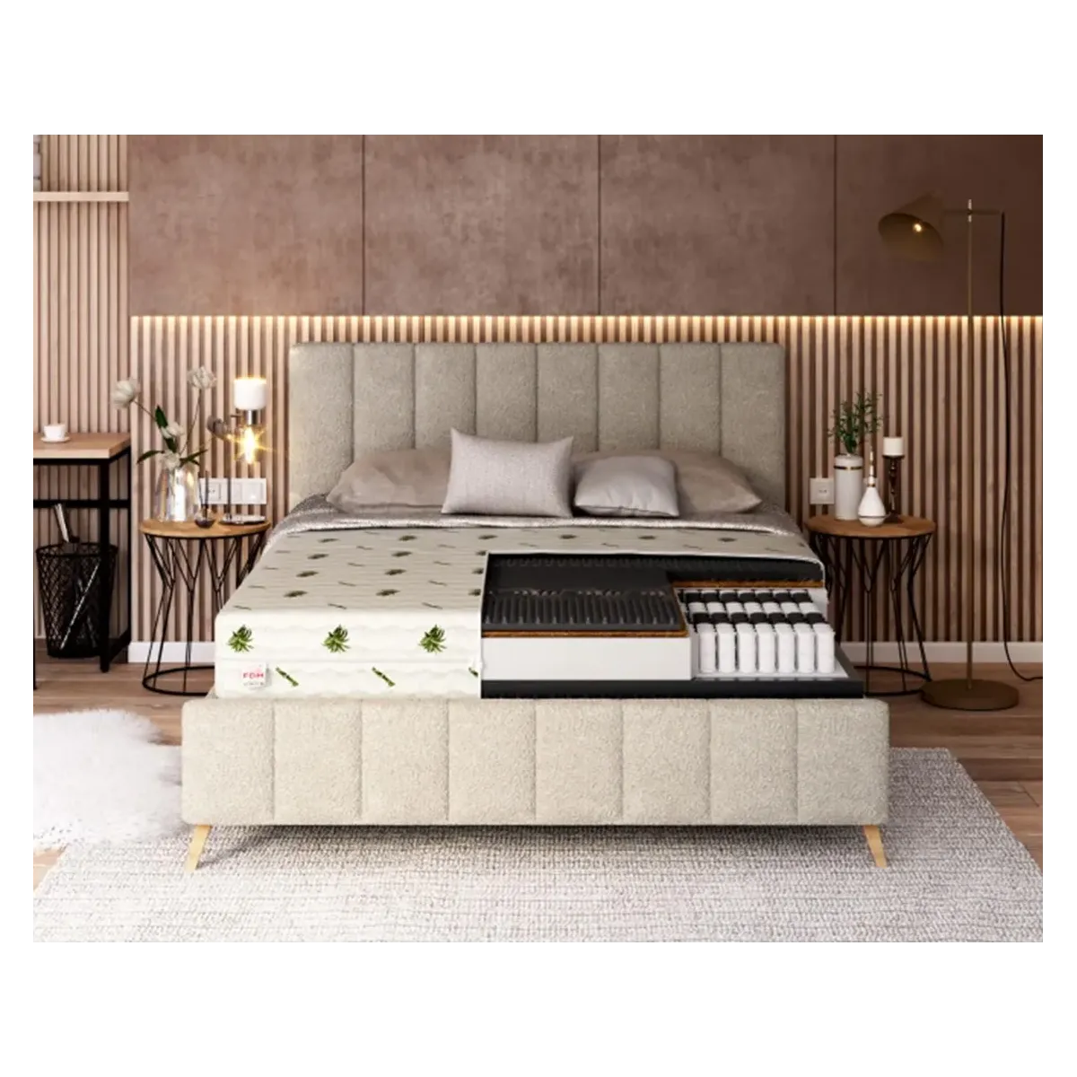 Materac MORK FDM kieszeniowy