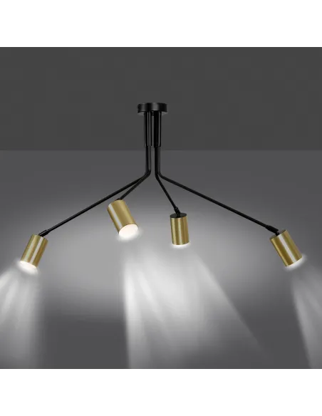 Lampa sufitowa VERNO 4 BLACK EMIBIG