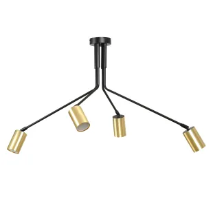 Lampa sufitowa VERNO 4 BLACK EMIBIG