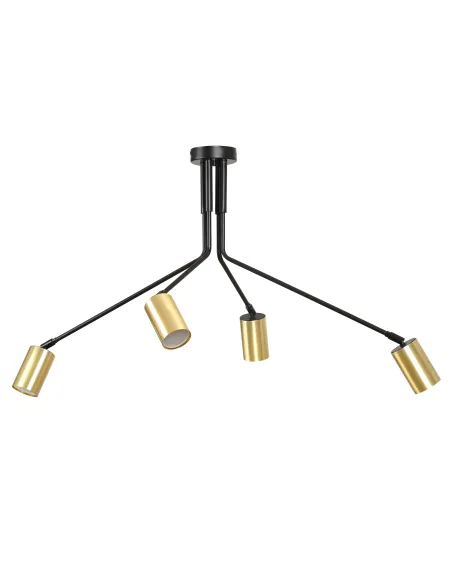 Lampa sufitowa VERNO 4 BLACK EMIBIG