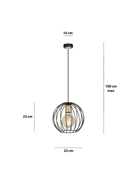 lampa wisząca ALBIO 1 EMIBIG