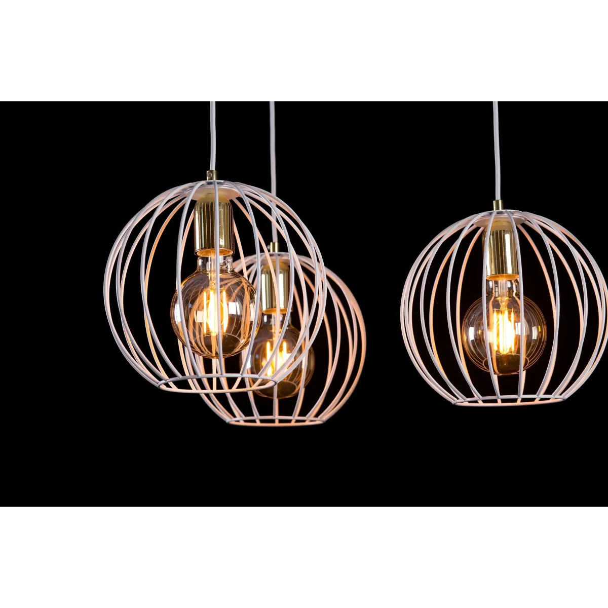 Lampa wisząca ALBIO 3 WHITE EMIBIG