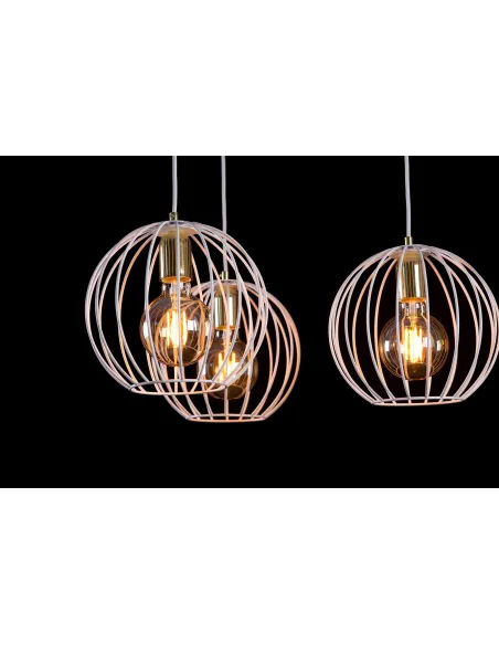 Lampa wisząca ALBIO 3 WHITE EMIBIG