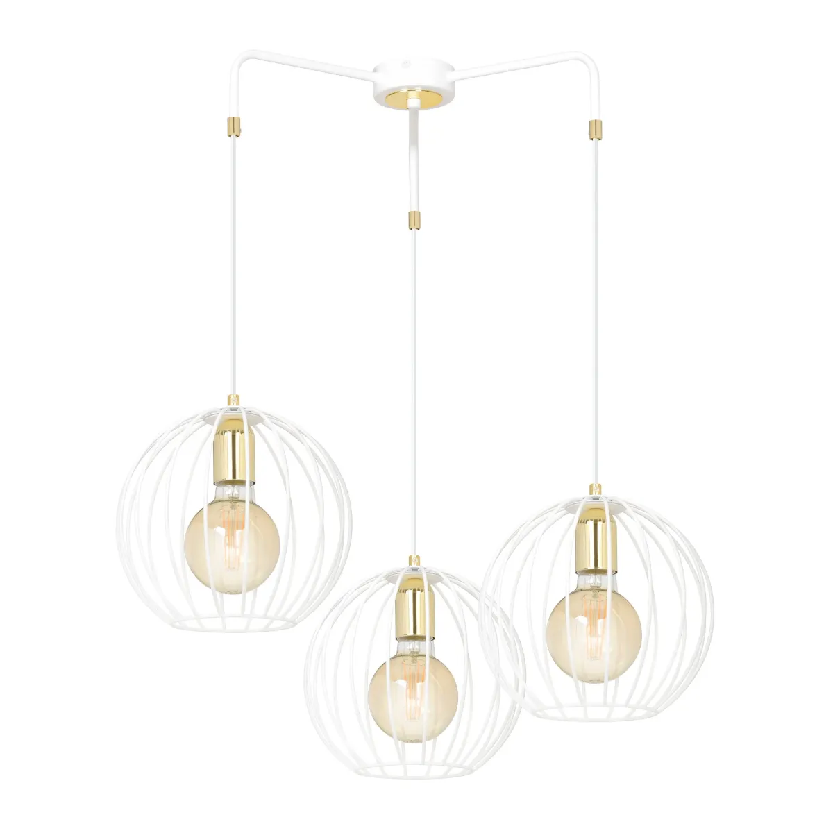 Lampa wisząca ALBIO 3 WHITE EMIBIG