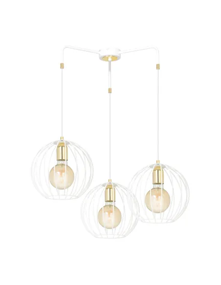 Lampa wisząca ALBIO 3 WHITE EMIBIG