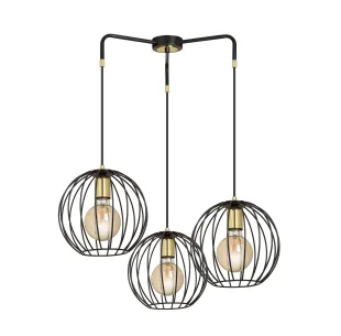 Lampa wisząca ALBIO 3 BLACK EMIBIG