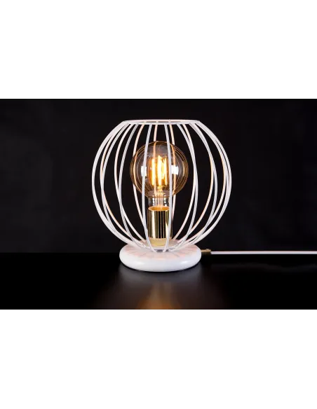 Lampa stołowa ALBIO LN1 WHITE EMIBIG