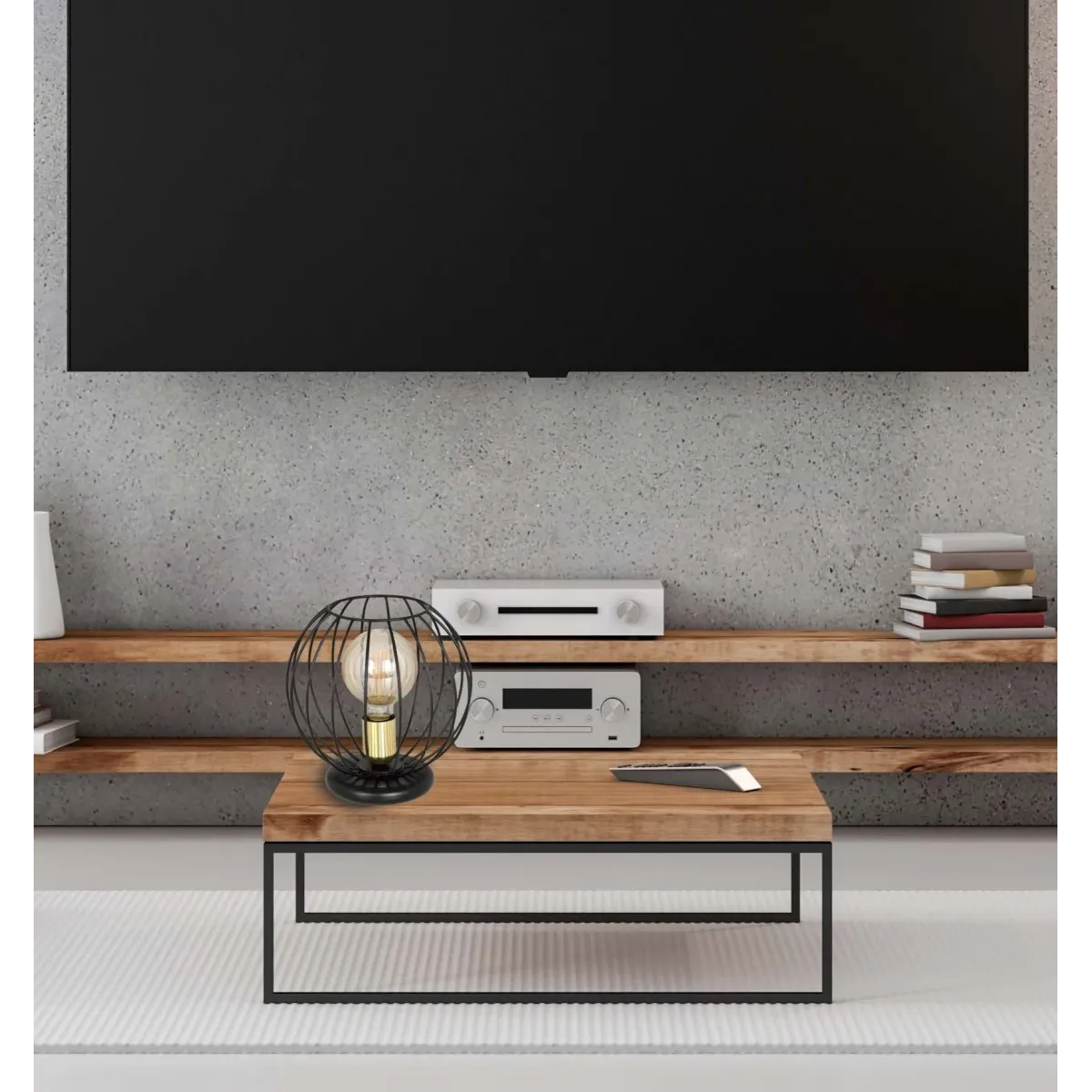 Lampa stołowa ALBIO LN1 BLACK EMIBIG