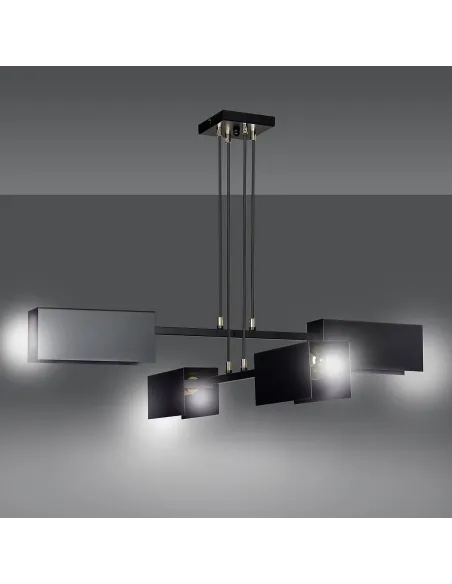 lampa wisząca TOLOS 4 BLACK EMIBIG