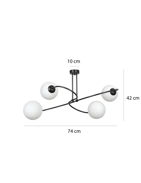 Lampa sufitowa SELBI 2 EMIBIG