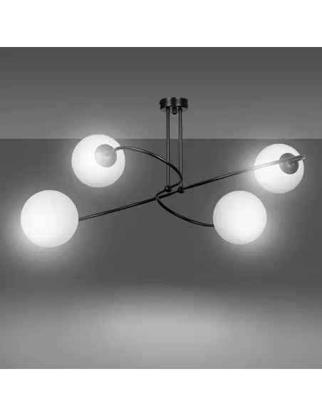 Lampa sufitowa SELBI 2 BLACK EMIBIG